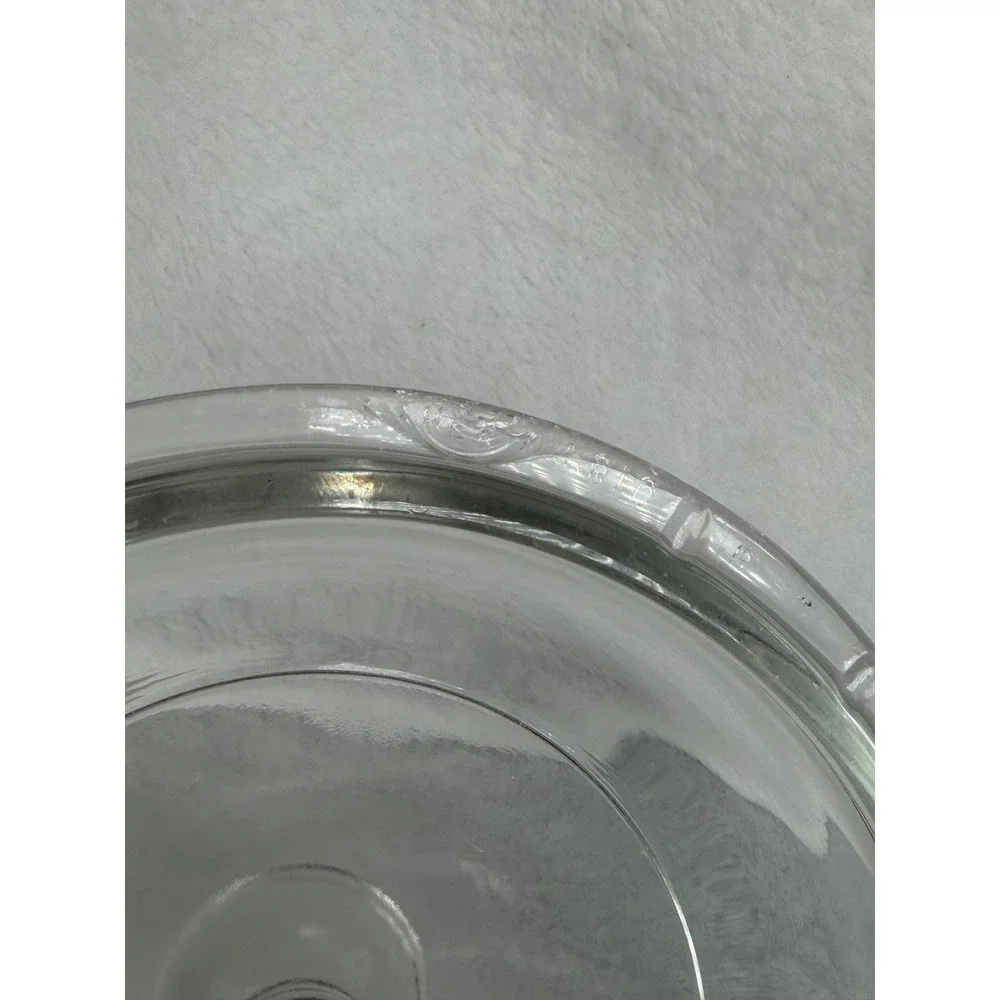 Pyrex P81C B Glass Lid Clear Excellent Replacement Part 6 in Round Knob Handle